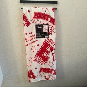 Disney Red and White High School Musical Plush Throw